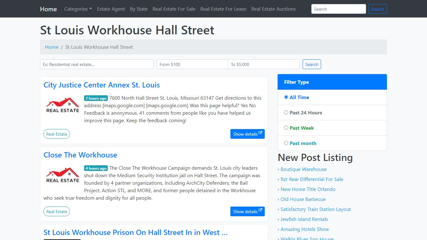 St Louis Workhouse Hall Street - real-estate-us.info